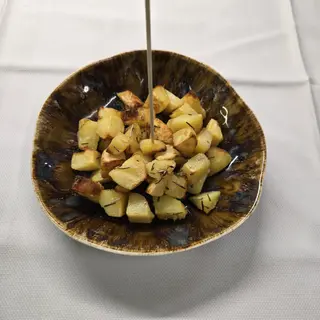 Patate cotte a legna senza glutine