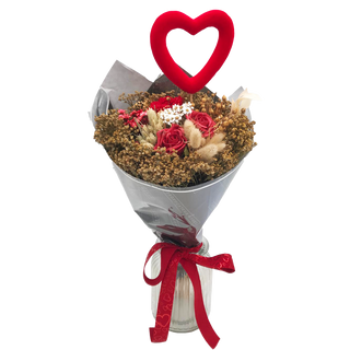 Love Dry Flowers Bouquet