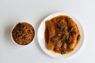 Katogo Beef + Pilau  + Chapati
