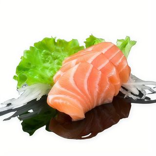 Salmón sashimi (3 pzs.)