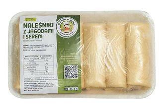 Naleśniki z jagodami i serem