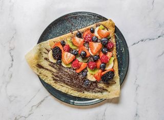 Crêpe Nutella Et Fruits Secs