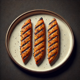 3 lanières grillées