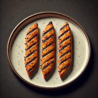 3 lanières grillées