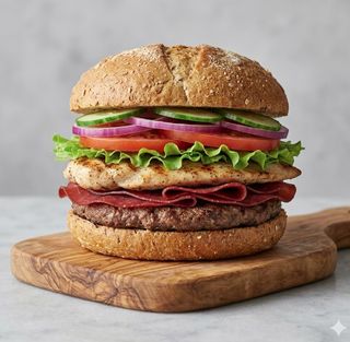 Hamburger menù