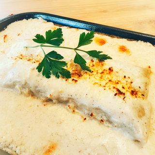 Gran canelón de la casa de asado tradicional