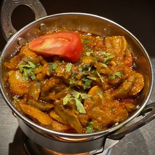 106. Mushroom Bhaji Mushrooms With Onions And Garlic