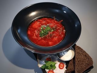 Червоний Борщ зі свининою (450ml)