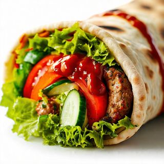 Menù roll kebab