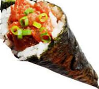 47，Temaki de Atún Picante y aguacate, 1 Pieza 