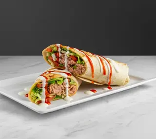 Durum Vegetal Sin Queso Y Con Atún