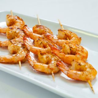 G3. Spiedini di gamberi alla griglia- 4 pezzi