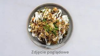 Veg samosa chat