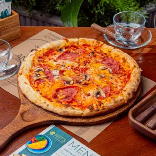 пиццетта с индейкой и грибами (22 см.)