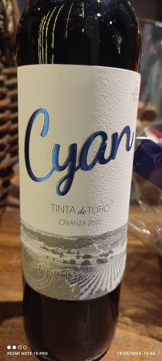Cyan, crianza 2020, Grupo Matarromera