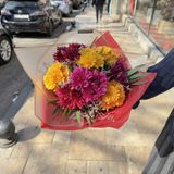 Orange chrysanthemum