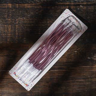  სანთელი გრეხილი (ვარდისფერი)