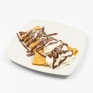 Gelato, panna e Nutella