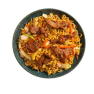 Yakisoba de ternera