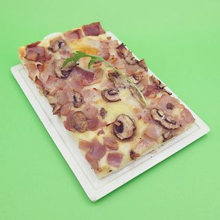 Focaccia Pernil i Funghi