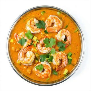 87.Gambas con salsa de curry