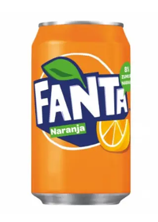 Fanta Naranja Lata 33