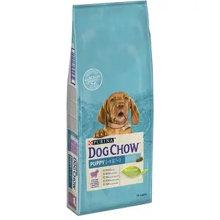 Hrana uscata pentru caini Dog Chow Junior, Miel & Orez, 14Kg