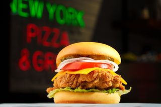 Ranch chicken burger 350gr