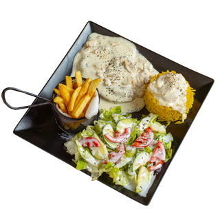 Plat Escalope Sauce Champignon