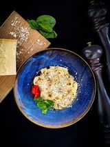 Fettuccine cu pui si ciuperci/Феттучини с курицей и грибами