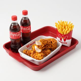 5 Filets De Poulet & Frites & 2 Coca