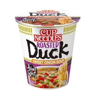 Fideos en taza Nissin con pato asado y sopa de cebolla dulce (65 gr)