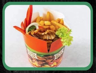 Kebab box samo mięso