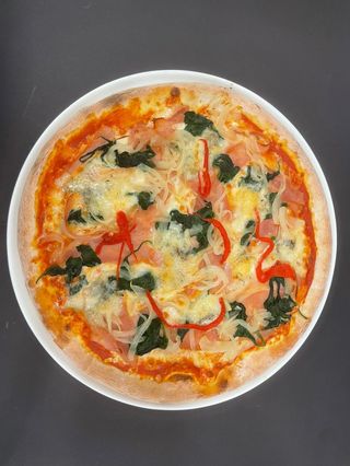 Pizza alla espinacci