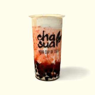 Leche Fresca y Fresa 