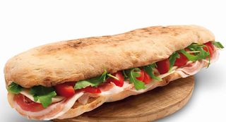 Panuozzo al mezzo metro con gusti a scelta