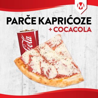 Pizza parče i Coca-cola ili sok po izboru