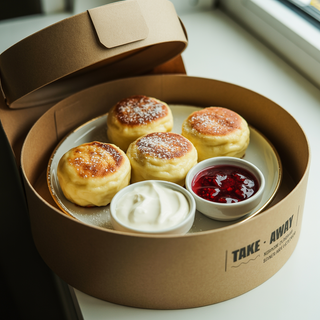 Syrniki - СЫРНИКИ - Buñuelos de requesón в порции 4шт