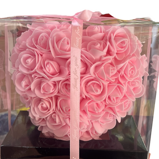 Corazón rosas goma eva 