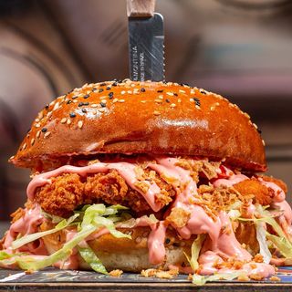 Crispy Chipotle Burger