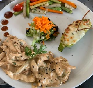 Emincé De Poulet Aux Champignons