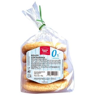 Rollos Naranja Sin Azúcar Montes Lara 180Gr.