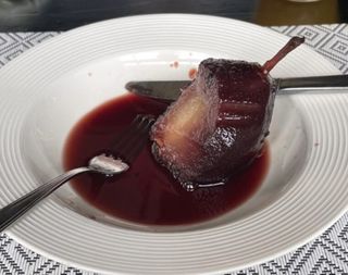 Pêra muito Bêbada ao Vinho do Porto