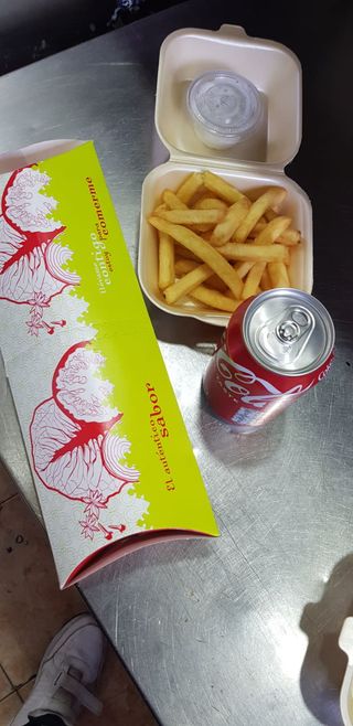 Menú Durum XXL Pollo + Patatas + Bebida