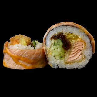 Salmon Tempura Futomaki 6 szt