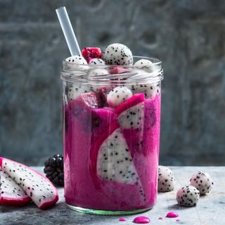 milk shake dragon fruit