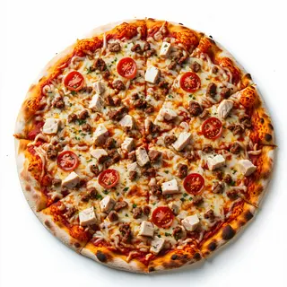 Pizza De Carne Picada Y Cebolla
