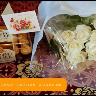 Bouquet de fleurs amin +chocolat 