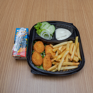 Mini nuggets with jus