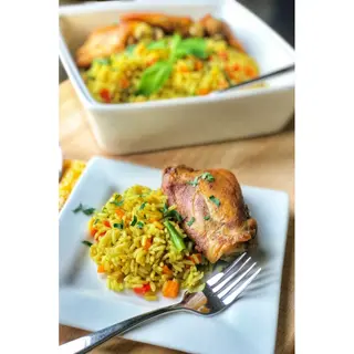 Fried rice and beef
